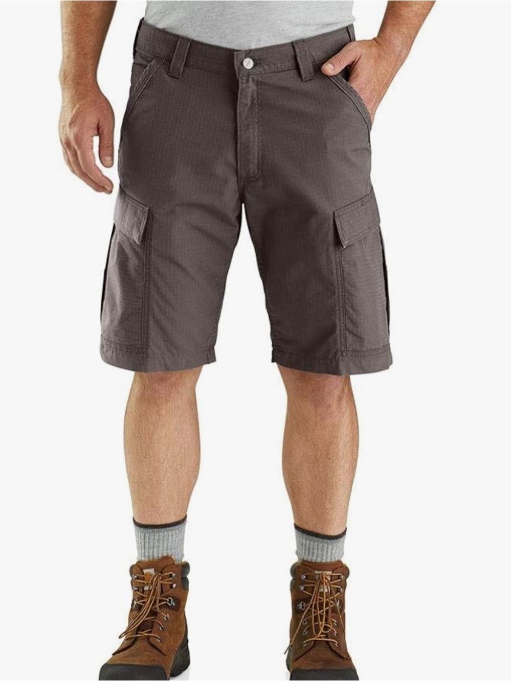 Carhartt Forced Relaxed Fit Ripstop Cargo Work Short - Tarmac